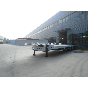 Remolque Lowboy FUWA Axle Low Bed Semi Truck Trailer